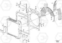 104336 Radiator BL60 S/N 11315 -, Volvo Construction Equipment