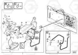 106764 Cable harness for CDC-steering in cab L350F, Volvo Construction Equipment