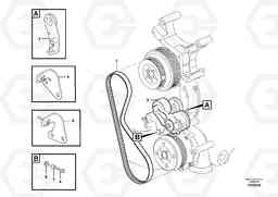 64734 Belt transmission A35D, Volvo Construction Equipment