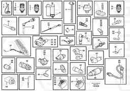 82981 Sensors, reference list L350F, Volvo Construction Equipment