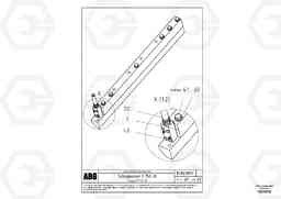 12718 Tamper knife edge with heating, for extension VB 78 ETC ATT. SCREED 2,5 - 9,0 M ABG5820/6820/7820/7820B, Volvo Construction Equipment