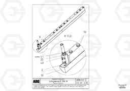 12723 Tamper knife edge with heating, for extension VB 78 ETC ATT. SCREED 2,5 - 9,0 M ABG5820/6820/7820/7820B, Volvo Construction Equipment