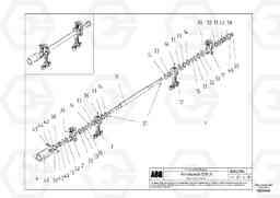 58753 Tamper drive shaft for extension VB 78 ETC ATT. SCREED 2,5 - 9,0 M ABG5820/6820/7820/7820B, Volvo Construction Equipment