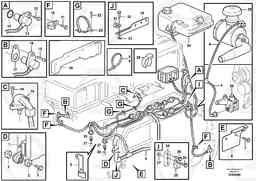 84184 Cable harness, engine ECU A35D, Volvo Construction Equipment