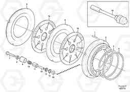 102668 Disc brake, front. L220G, Volvo Construction Equipment