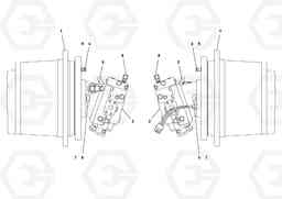 78697 Traction Planetary/motor Assembly PF2181 S/N 200987-, Volvo Construction Equipment