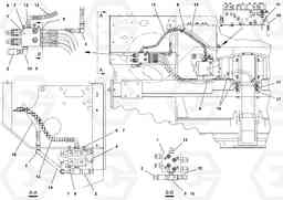 98485 Hydraulic Arrangement PF2181 S/N 197473-, Volvo Construction Equipment