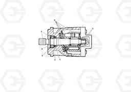 94481 Auger/conveyor Drive Motor PF2181 S/N 197473-, Volvo Construction Equipment