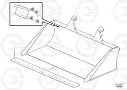 101061 Grading bucket ATTACHMENTS ATT. COMPACT WHEEL LOADERS GEN. F, Volvo Construction Equipment