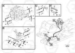 88064 Servo system, control valve to remote control valve pedal EC290B PRIME S/N 17001-/85001- 35001-, Volvo Construction Equipment