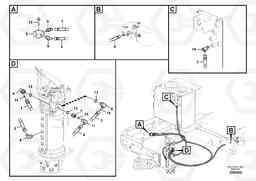 66323 Hydraulic system, upper brake line EW60C, Volvo Construction Equipment