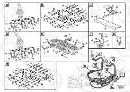 62622 Servo system, control valve to remote control valve EW60C, Volvo Construction Equipment