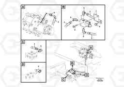 62626 Servo system, control valve to solenoid valve EW60C, Volvo Construction Equipment