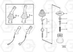 62628 Servo system, remote control valve EW60C, Volvo Construction Equipment