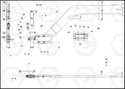 92377 Side Arm Arrangement PF4410 S/N 197449-, Volvo Construction Equipment