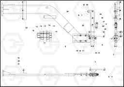 79988 Side Arm Arrangement PF4410 S/N 375009-, Volvo Construction Equipment