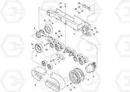 79796 Track Frame Assembly PF4410 S/N 375009-, Volvo Construction Equipment