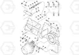 96289 Track Frame Assembly PF4410 S/N 197449-, Volvo Construction Equipment