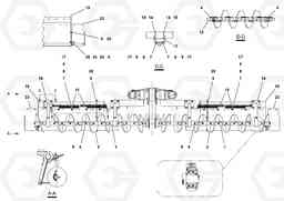 105894 Auger and Tunnel/guard Extension Arrangements PF4410 S/N 197449-, Volvo Construction Equipment