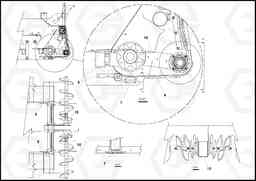 74477 Auger and Tunnel / Guard Arrangement PF2181 S/N 200987-, Volvo Construction Equipment