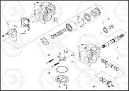 93242 Traction Drive Pump Assembly PF4410 S/N 197449-, Volvo Construction Equipment