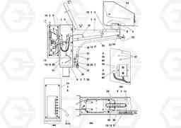 93702 Pedestal Assembly PF4410 S/N 197449-, Volvo Construction Equipment