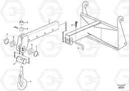 106679 Load hook, telescopically ATTACHMENTS ATT. COMPACT WHEEL LOADERS GEN. F, Volvo Construction Equipment