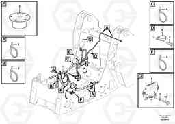 104888 Cable harness, frame MC70B S/N 71000 -, Volvo Construction Equipment