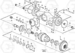 106193 Planet shaft, rear L220G, Volvo Construction Equipment