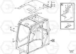59180 Cab : framework / roof EW140C, Volvo Construction Equipment