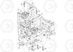 72964 Pump Drive Box Assembly PF4410 S/N 375009-, Volvo Construction Equipment