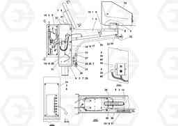 79590 Pedestal Assembly PF4410 S/N 375009-, Volvo Construction Equipment