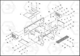 80354 Deck Plate Arrangement PF4410 S/N 375009-, Volvo Construction Equipment