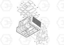 79582 Hood Door Assembly PF4410 S/N 375009-, Volvo Construction Equipment