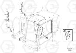 39358 Rear view mirror EW230C, Volvo Construction Equipment