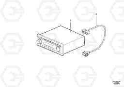 43723 Radio kit L350F, Volvo Construction Equipment