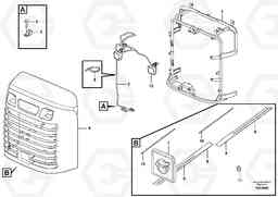66660 Radiator casing, grille. L120F, Volvo Construction Equipment