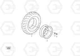 57982 Wheel and tire EW230C, Volvo Construction Equipment