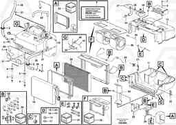 95021 Fresh air inlet, air filter and fan housing. L180F, Volvo Construction Equipment