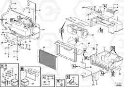 95929 Fresh air inlet, air filter and fan housing. L60F, Volvo Construction Equipment