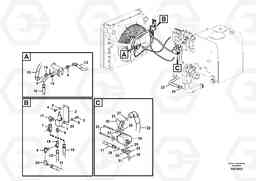 101722 Hydraulic system, oil cooling system EW140C, Volvo Construction Equipment