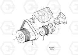 91433 Belt transmission. L180F HL HIGH-LIFT, Volvo Construction Equipment