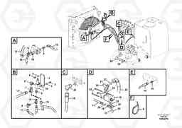 101972 Hydraulic system, oil cooling system EW210C, Volvo Construction Equipment