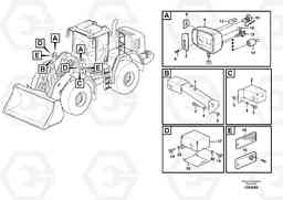 103816 Lighting, front L150G, Volvo Construction Equipment