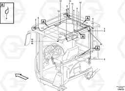 82703 Cable harness, ceiling L350F, Volvo Construction Equipment