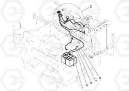 76798 Battery Wiring PF4410 S/N 375009-, Volvo Construction Equipment