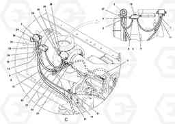 80537 Battery Wiring PF4410 S/N 375009-, Volvo Construction Equipment