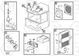 63875 Voltage converter and cable harness for radio A35E FS FULL SUSPENSION, Volvo Construction Equipment