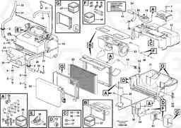 95568 Fresh air inlet, air filter and fan housing. L90F, Volvo Construction Equipment
