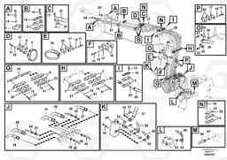 102873 Basic Piping on adjustable boom EW210C, Volvo Construction Equipment